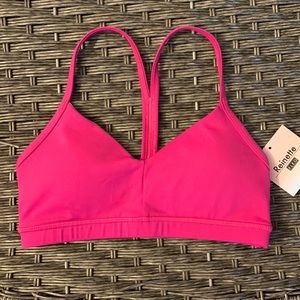 Brand new pink fleo sports bra